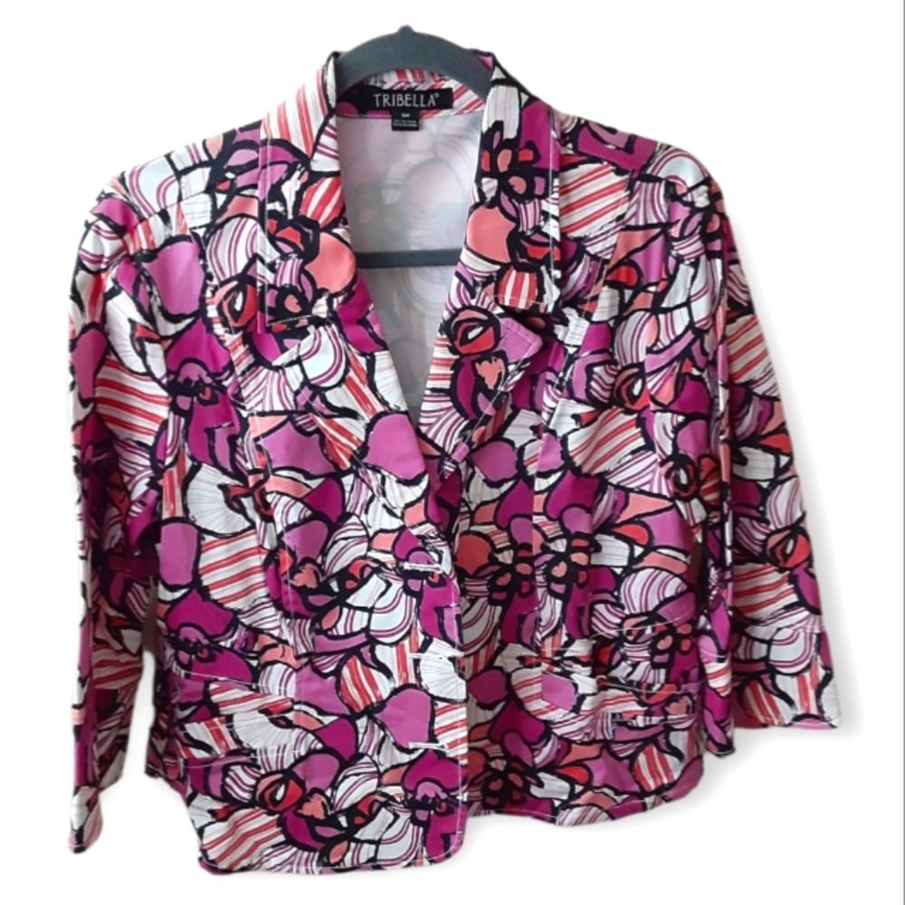 Tribella Printed Blazer